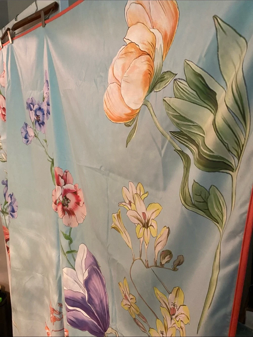 Johnny Was “Grace Bright Beach Blanket” Reversible, Colorful Florals 65x70 NIB